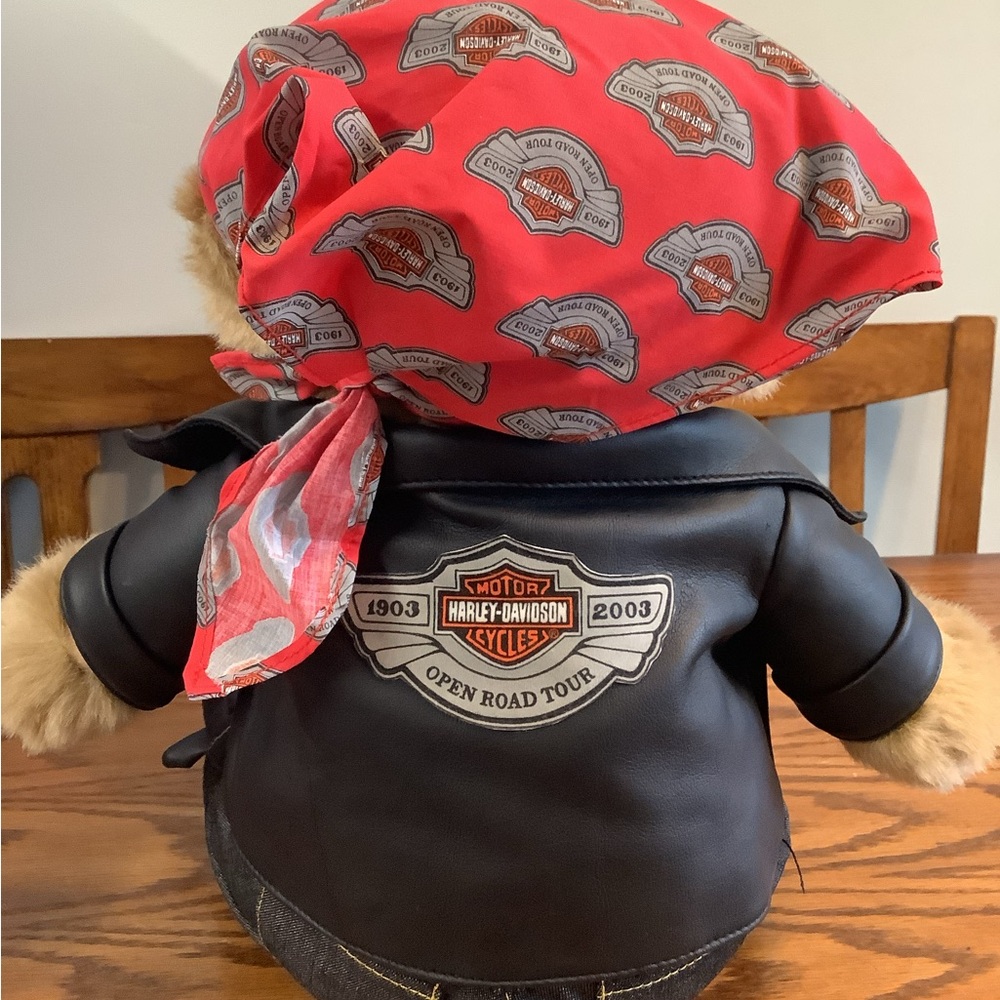 Harley-Davidson Plush Bear 17” - Picture 5 of 6